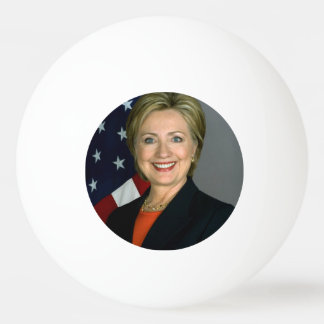 Hillary Clinton Official Portrait Ping Pong Ball