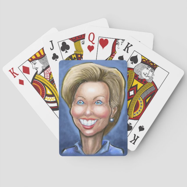 Hillary Clinton Playing Cards (Back)