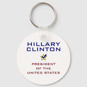 Hillary Clinton President USA V2 Key Ring
