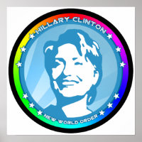 hillary clinton. rainbow.