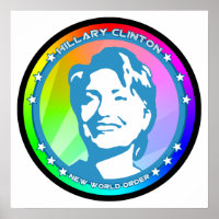 hillary clinton. rainbow.