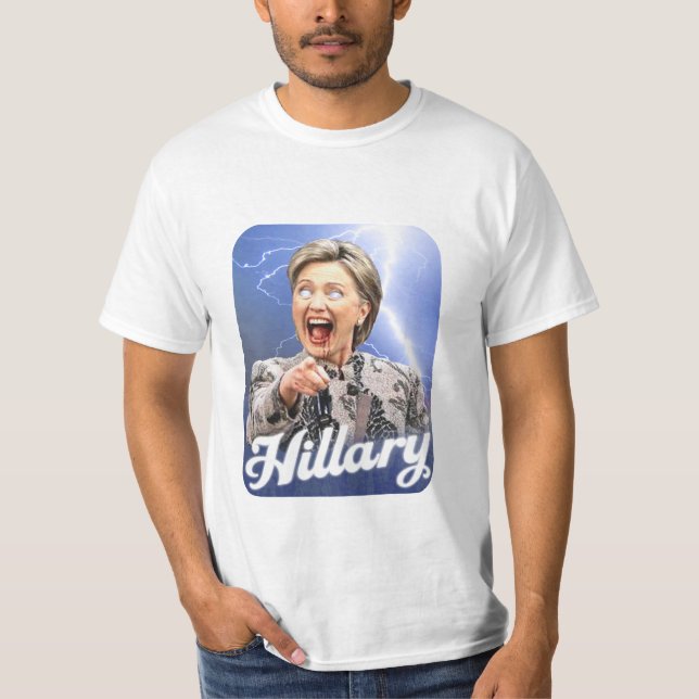 Hillary Clinton Shirt - Funny, Satanic v.1 (Front)