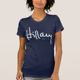 Hillary Clinton Star Signature T-Shirt