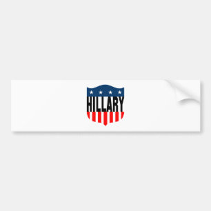 hillary clinton stars and stripes bumper sticker