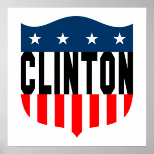 hillary clinton stars and stripes poster
