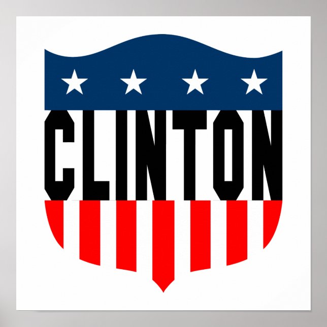 hillary clinton stars and stripes poster (Front)