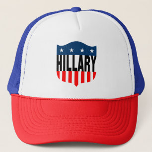 hillary clinton stars and stripes trucker hat