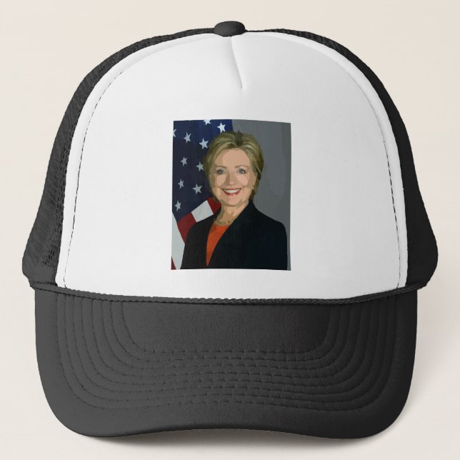 hillary clinton trucker hat (Front)