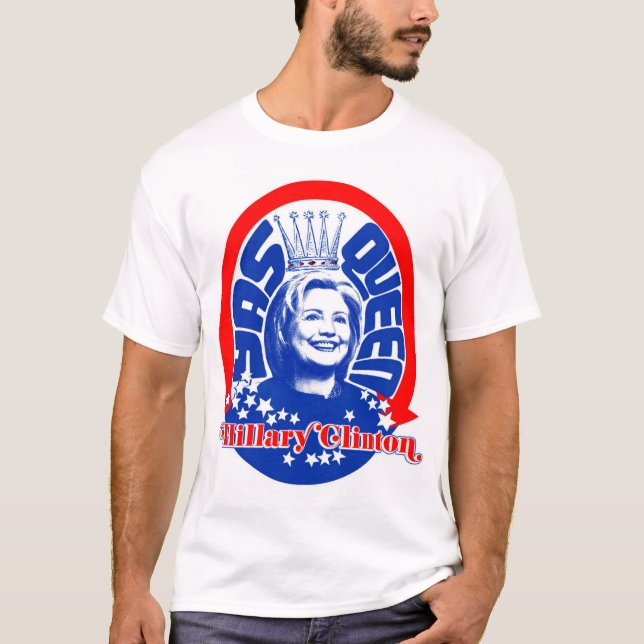 Hillary Clinton Yas Queen Men's Shirt (Front)