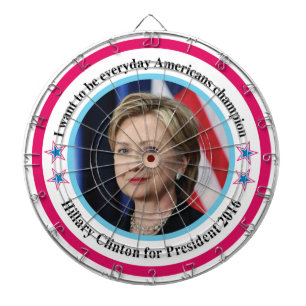 hillary dartboard