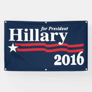 Hillary For President 2016 Banner