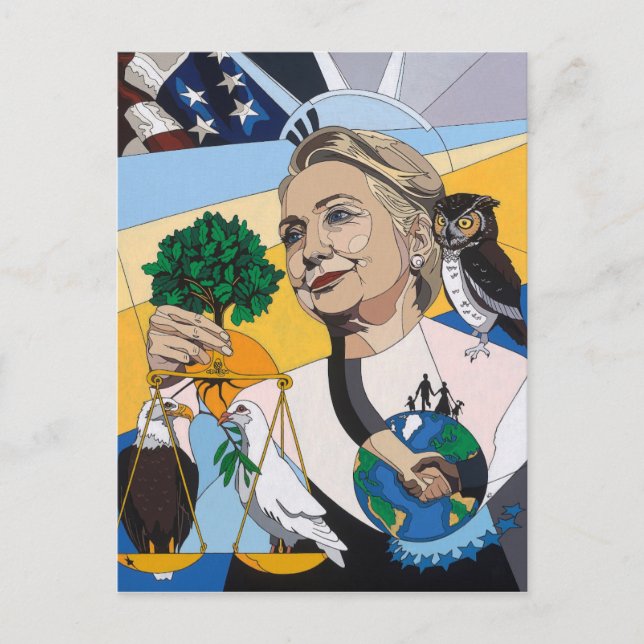 Hillary for president 2016 postcard (Front)