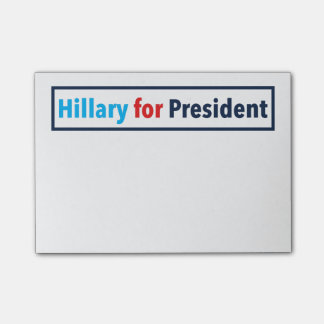 Hillary for President (Choose Your Own Colour) Post-it Notes