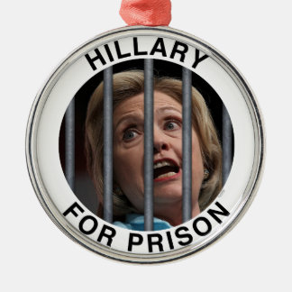 Hillary for Prison Metal Tree Decoration