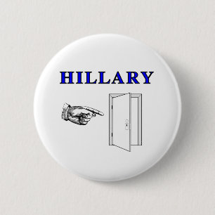 Hillary Get Out 6 Cm Round Badge
