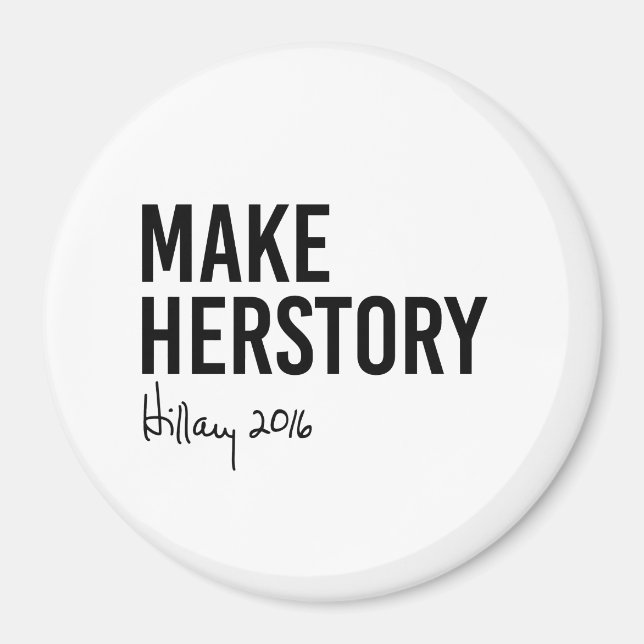 Hillary - Make Herstory - Magnet (Front)