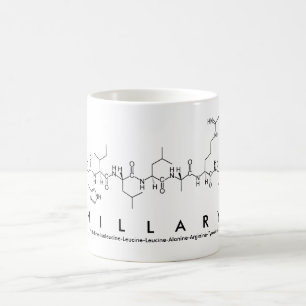Hillary peptide name mug