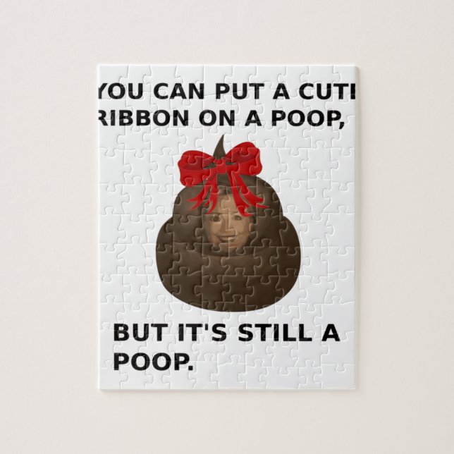Hillary Poop Jigsaw Puzzle (Vertical)