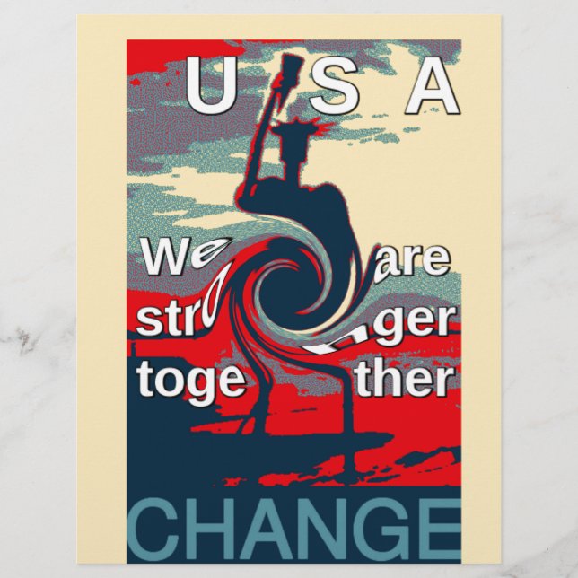 Hillary USA we are stronger together (Front)