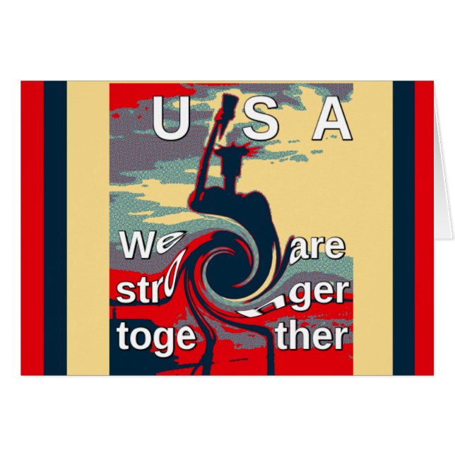 Hillary USA we are stronger together (Front Horizontal)