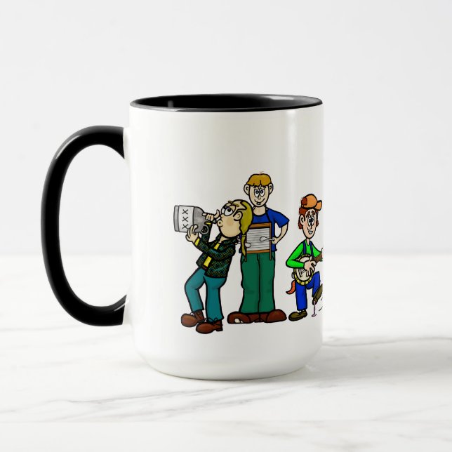 Hillbilly Jug Band Mug (Left)