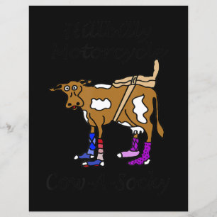 Hillbilly Motorcycle Funny Cow Gift For Bikers