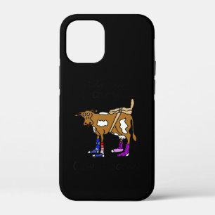 Hillbilly Motorcycle Funny Cow Gift For Bikers iPhone 12 Mini Case