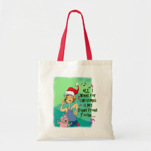 Hillbilly singing about my eight front teeth tote bag