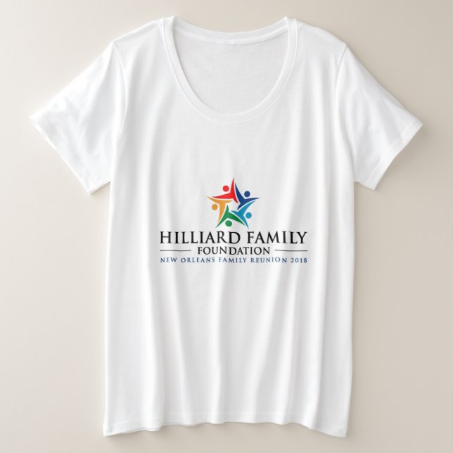 Hilliard Family Reunion 2018 T-Shirt Women Plus Plus Size T-Shirt (Design Front)