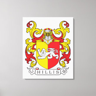 Hillis Family Crest Canvas Print