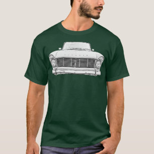 Hillman Super Minx 1960s classic monochrome T-Shirt