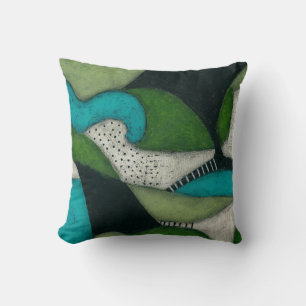 Hills And Dales Throw Pillow