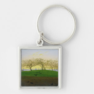 Hills and Ploughed Fields near Dresden Key Ring