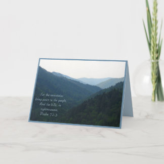 Hills and Valleys Card