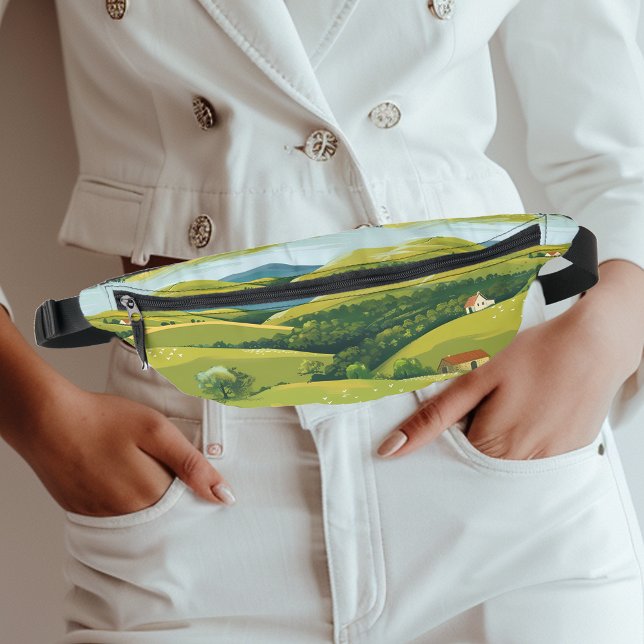 Hills Landscape hiking outdoors Bum Bags (Creator Uploaded)