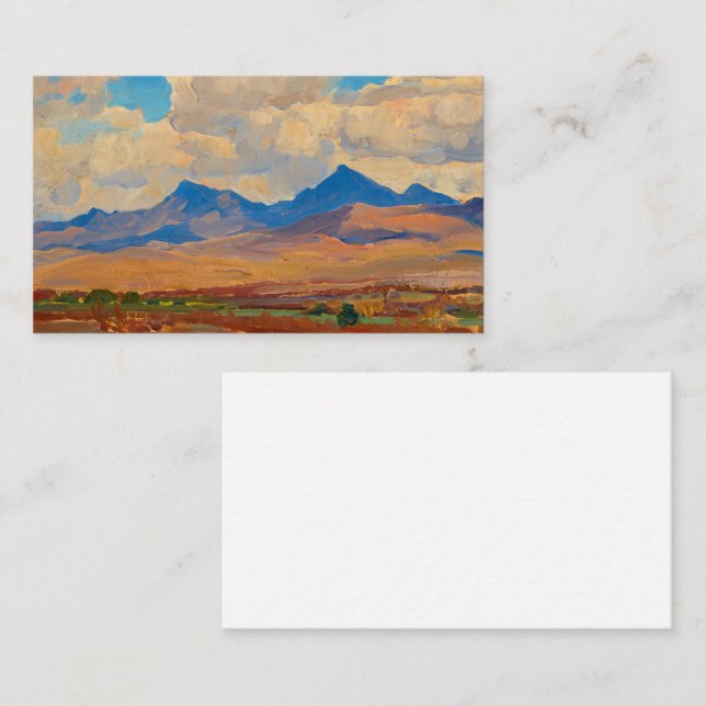 Hills near Tumacacori Mission, Arizona by Dixon Business Card (Front/Back)