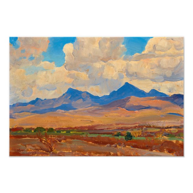 Hills near Tumacacori Mission, Arizona by Dixon Photo Print (Front)