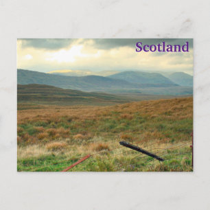Hills of Perthshire, Scotland Postcard