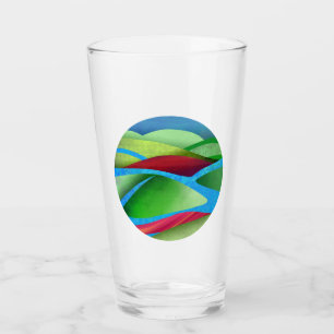 Hills On Ice Glass