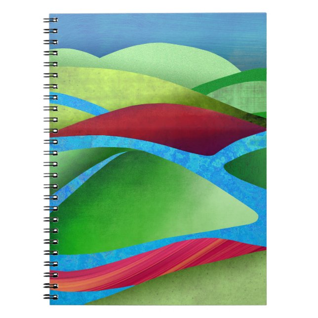 Hills On Ice Notebook (Front)