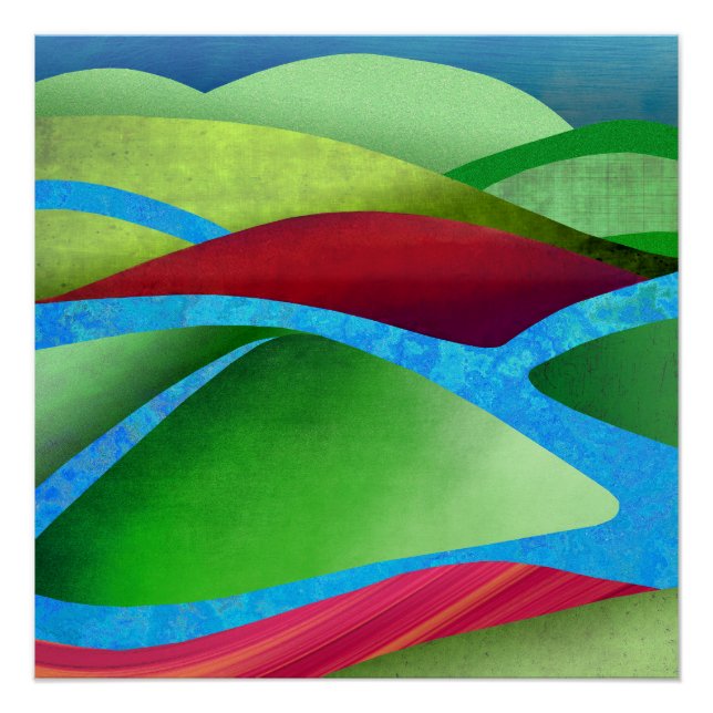 Hills On Ice Poster (Front)