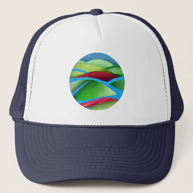 Hills On Ice Trucker Hat (Front)