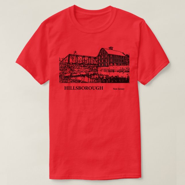 Hillsborough New Jersey  3 T-Shirt (Design Front)