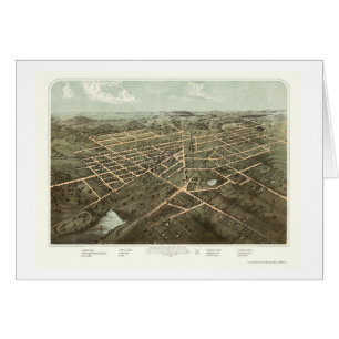Hillsdale, MI Panoramic Map - 1866