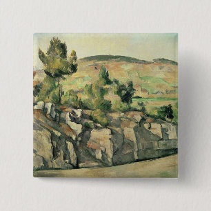 Hillside in Provence, c.1886-90 15 Cm Square Badge