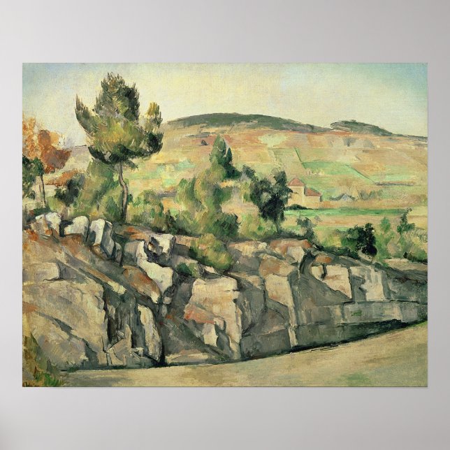 Hillside in Provence, c.1886-90 Poster (Front)