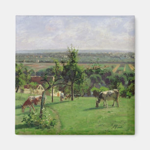 Hillside of Vesinet, Yvelines, 1871 Magnet