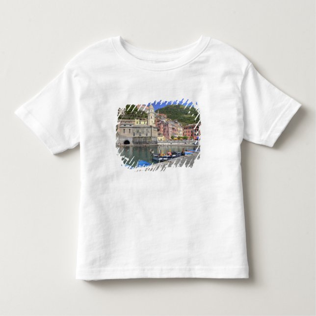 Hillside town of Vernazza, Cinque Terre, Liguria Toddler T-Shirt (Front)