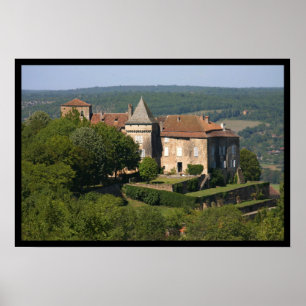 Hilltop Chateau Poster