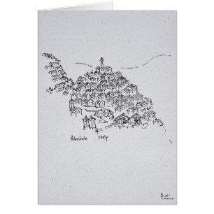 Hilltop Town of Abricale, Italy